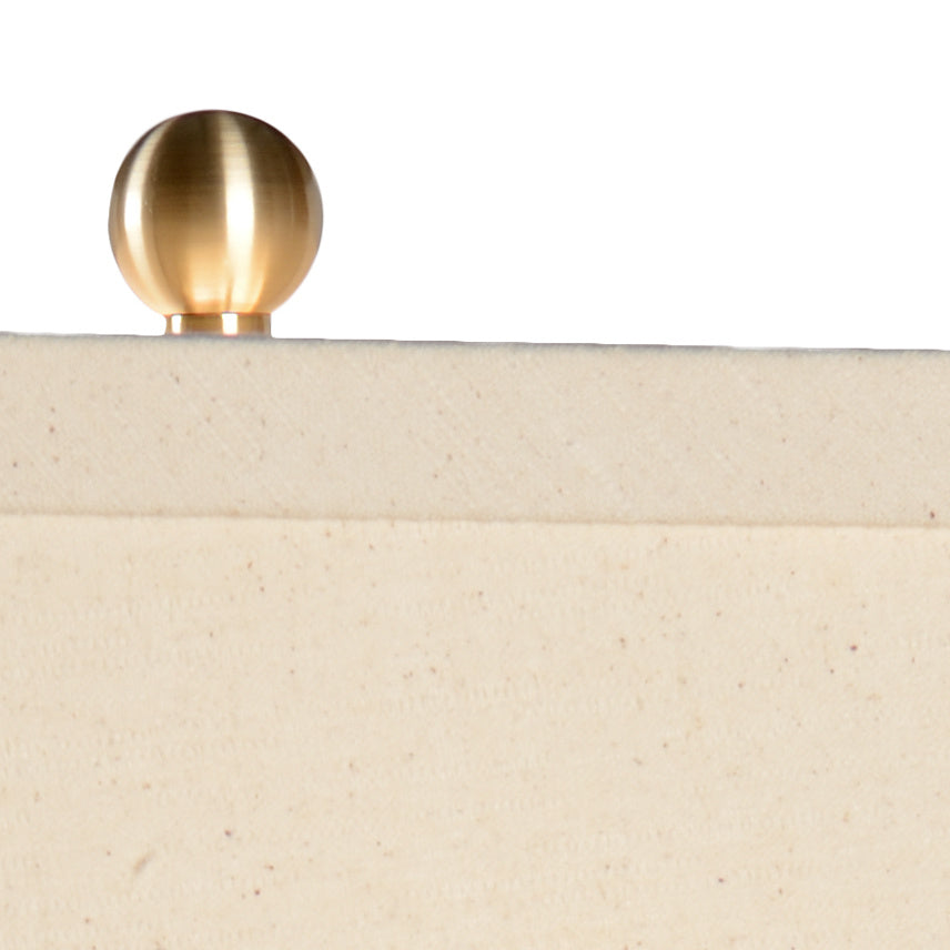 Becker Vase Lamp - Cream shade detail