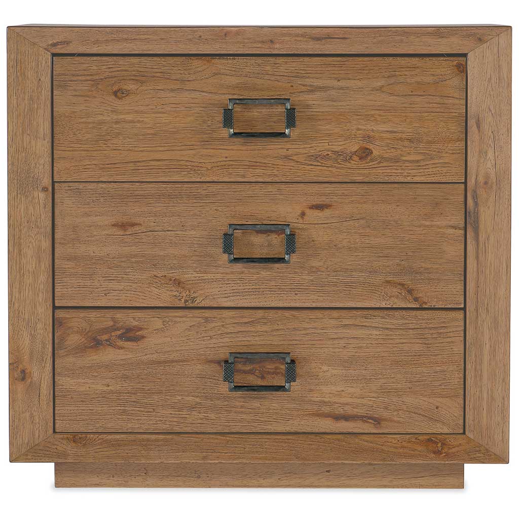 Big Sky 3-Drawer Nightstand front view