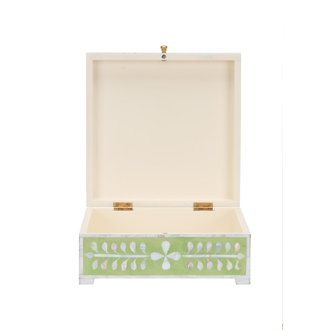 Bone Inlay Box - Green