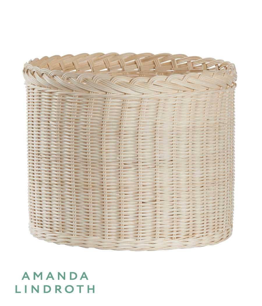 Braided Wicker Planter-Large from Amanda Lindroth. Braided rattan