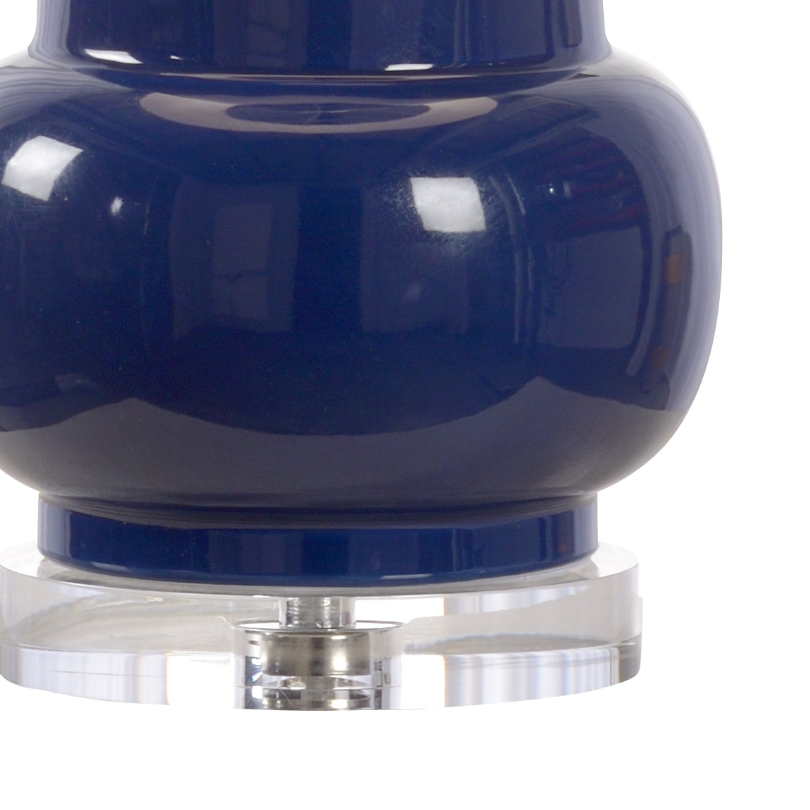 Classic Blue Lamp base detail