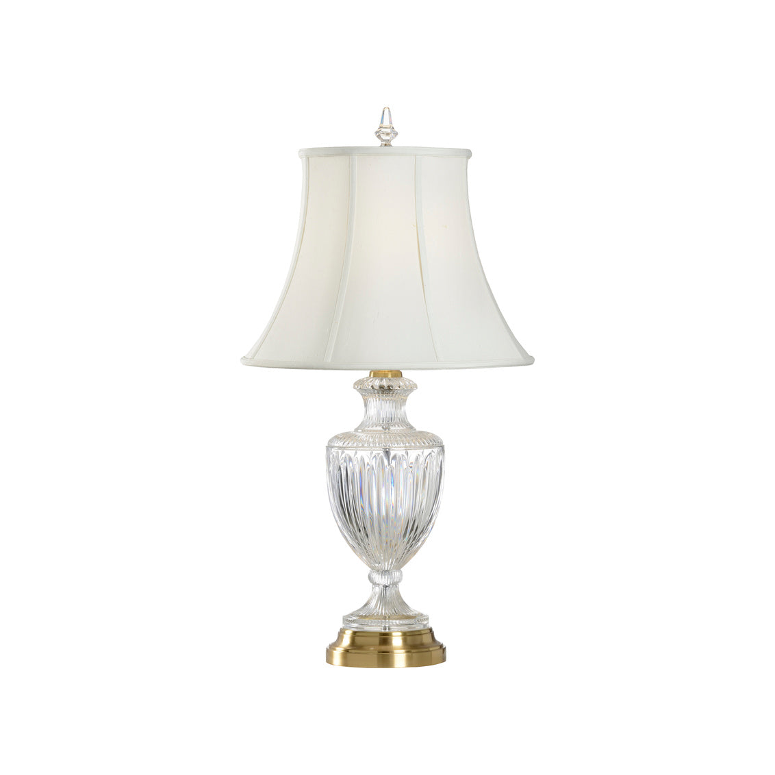 Crystal Urn Lamp is mouth blown lead crystal