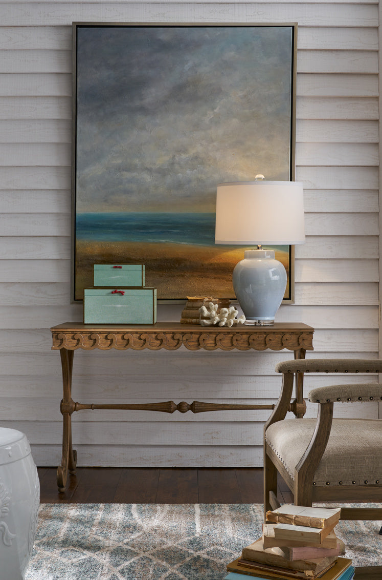 Drip Table Lamp in living area lifestyle setting