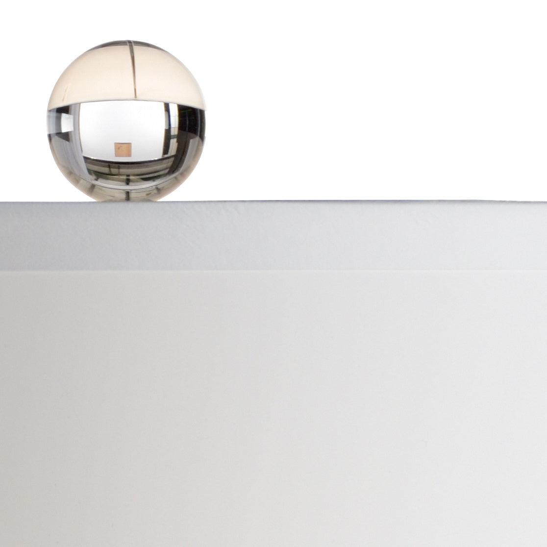 Drip Table Lamp off-white silk shade
