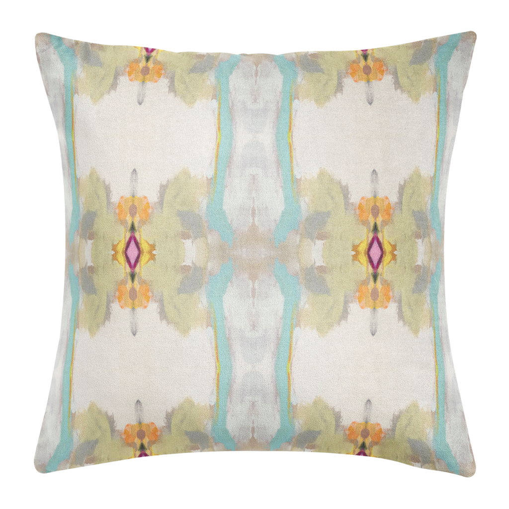 Sundance White Throw Pillow 22" square