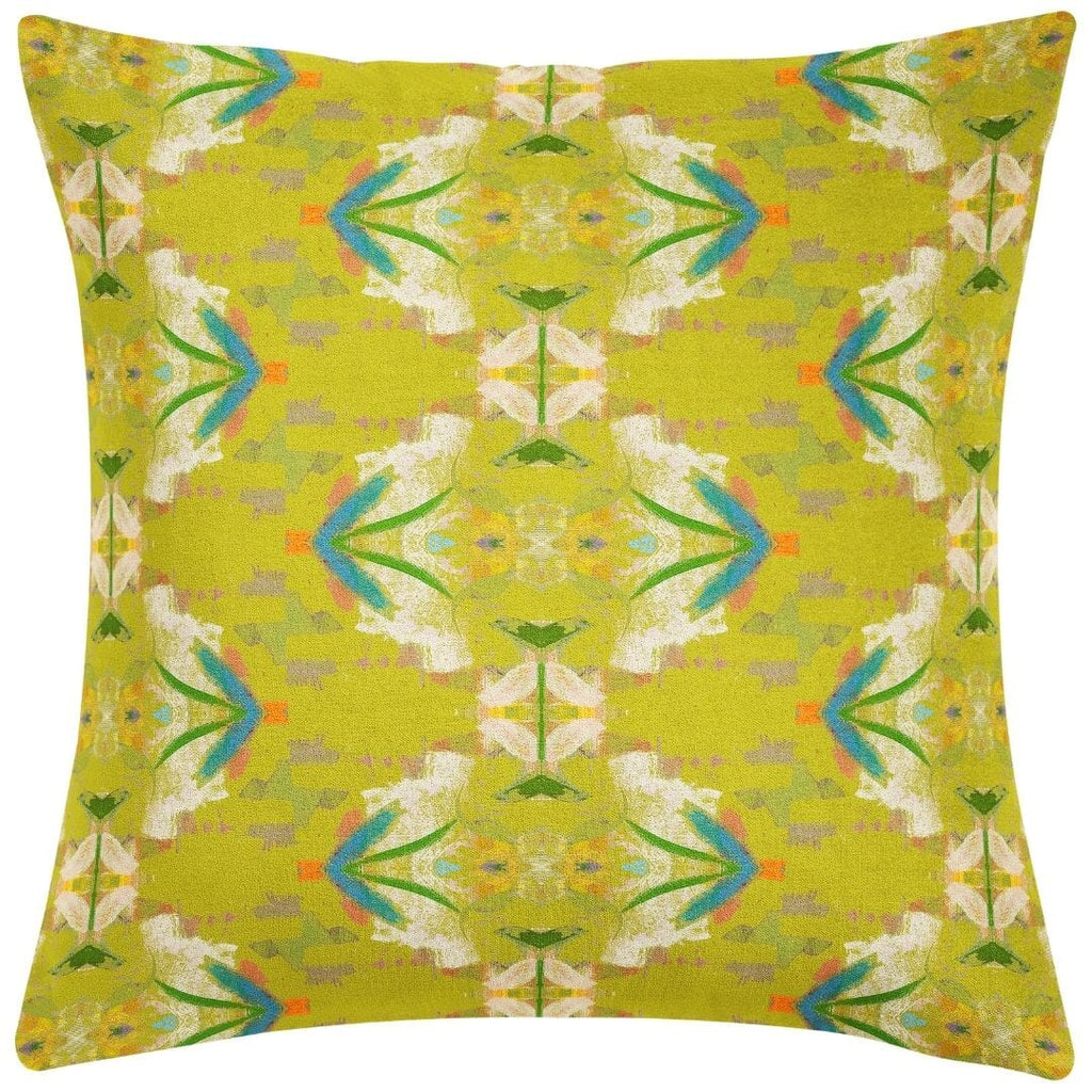 English Garden Citron Throw Pillow 26"