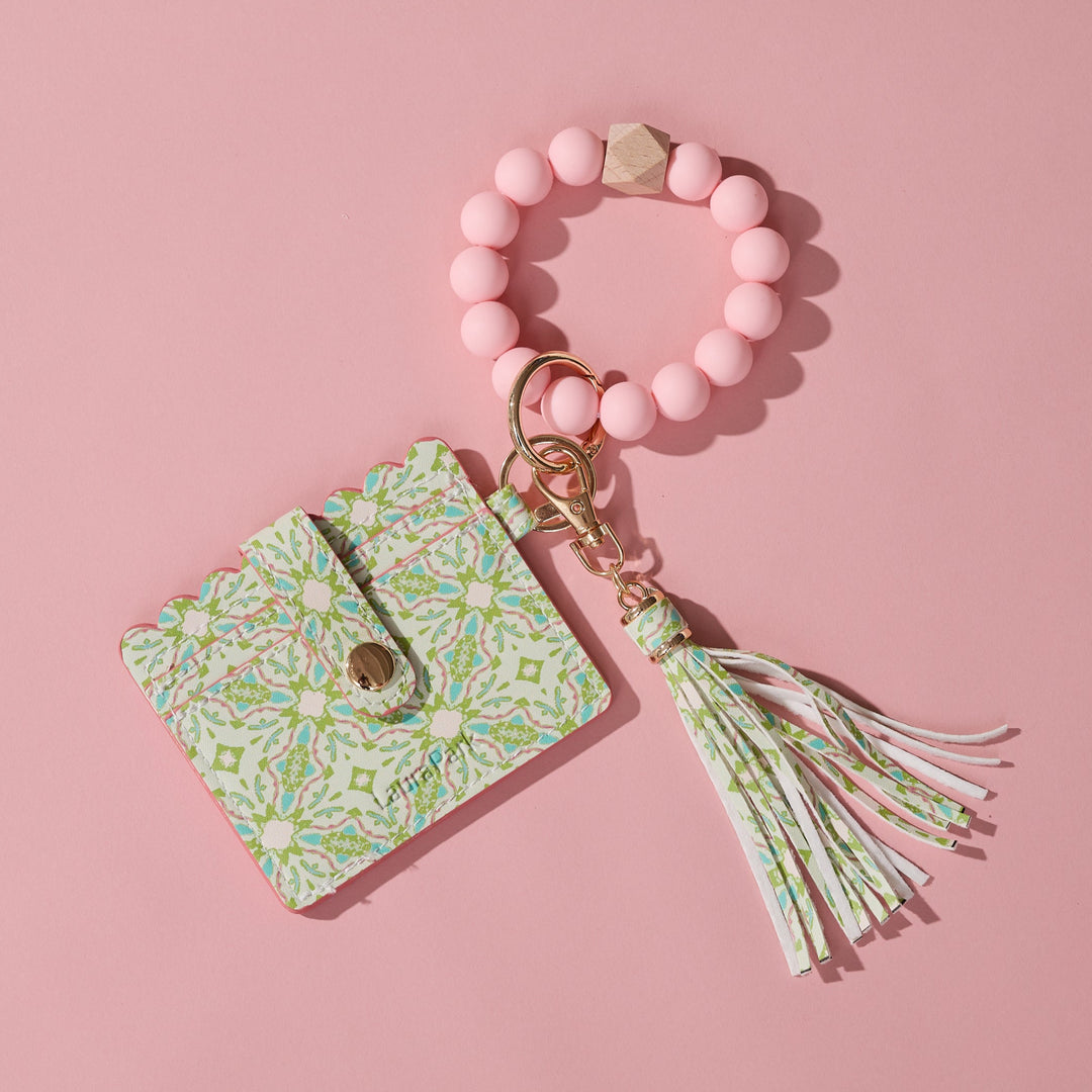 Lagos Blush Keychain Wristlet Wallet