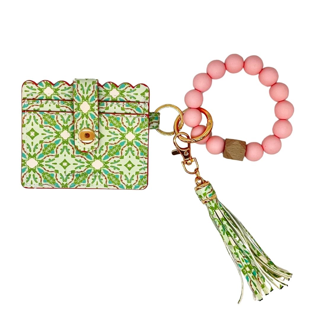 Lagos Blush Keychain Wristlet Wallet