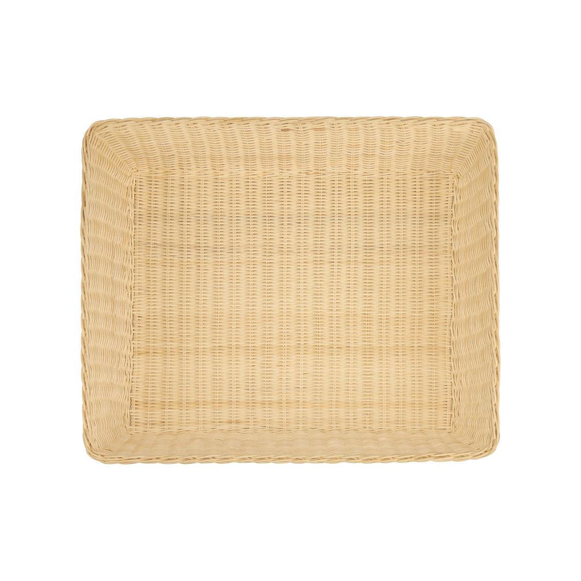 Rattan Basket Large by Amanda Lindroth top view
