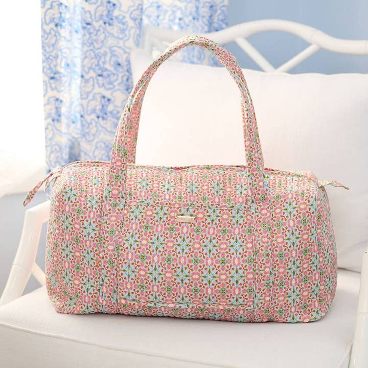 Gasparilla Signature Duffel Bag in colorful pinks