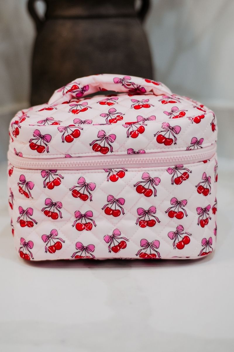 Cherry Bows Repeat Makeup Bag