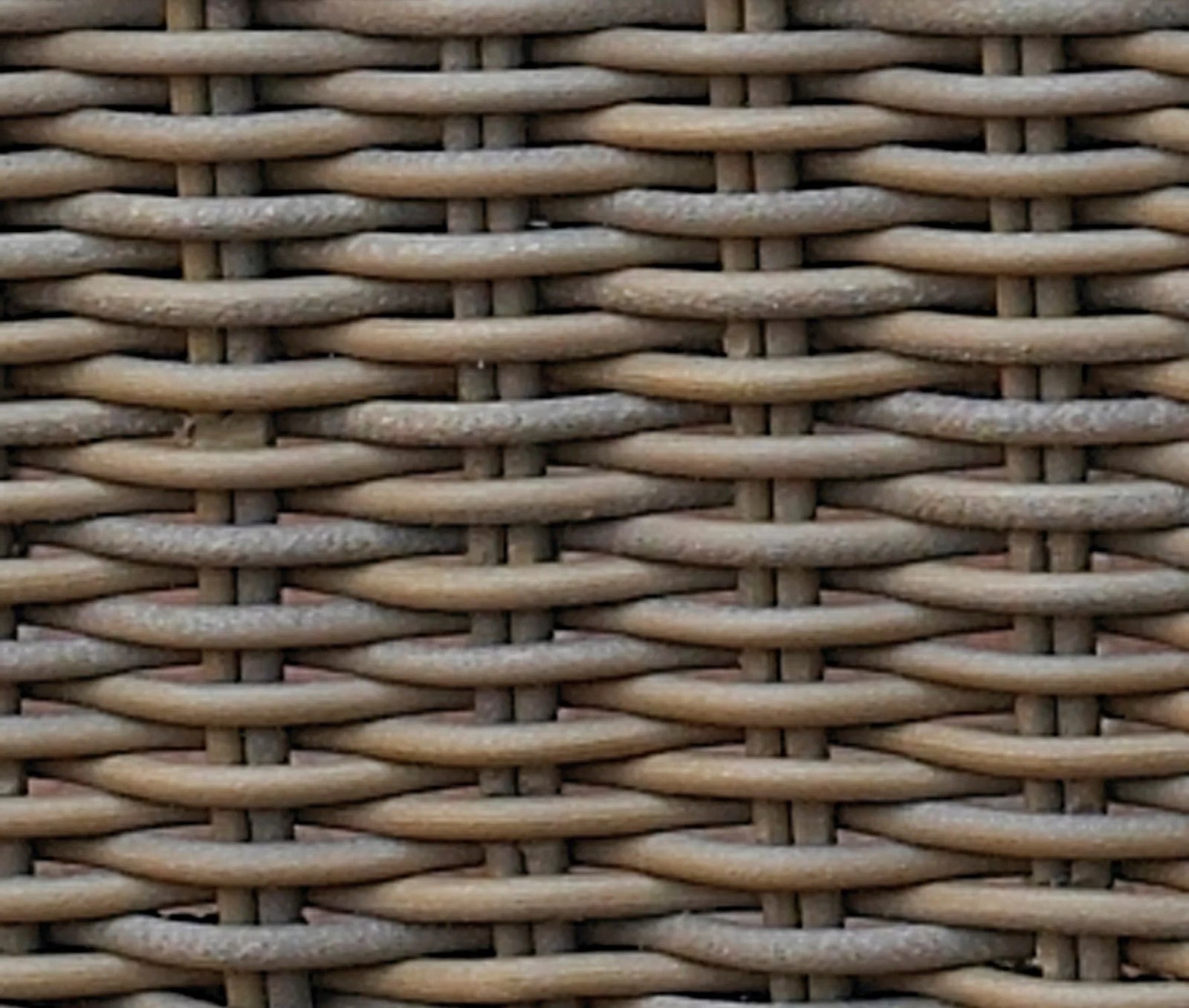 Barbados Outdoor Rounded Bench Kubu weave