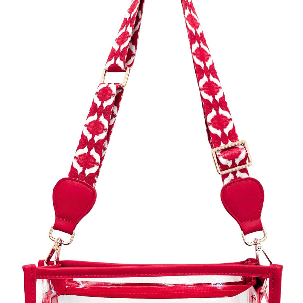 Spice Market Red Stadium Bag strap detail