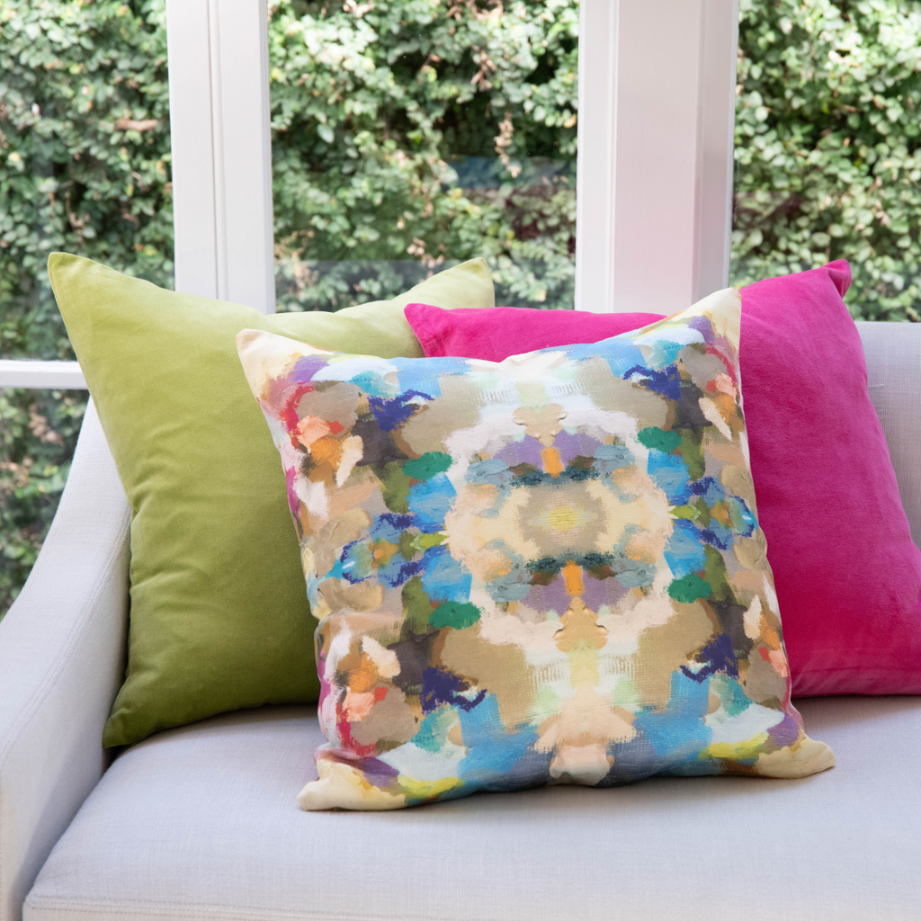 Hot Pink Solid Velvet Pillow adds contrast and dimension to your living space decor