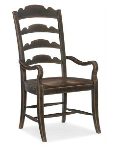 Twin Sisters Ladderback Arm Chair