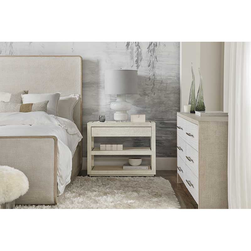 Cascade One-Drawer Nightstand lifestyle bedroom setting