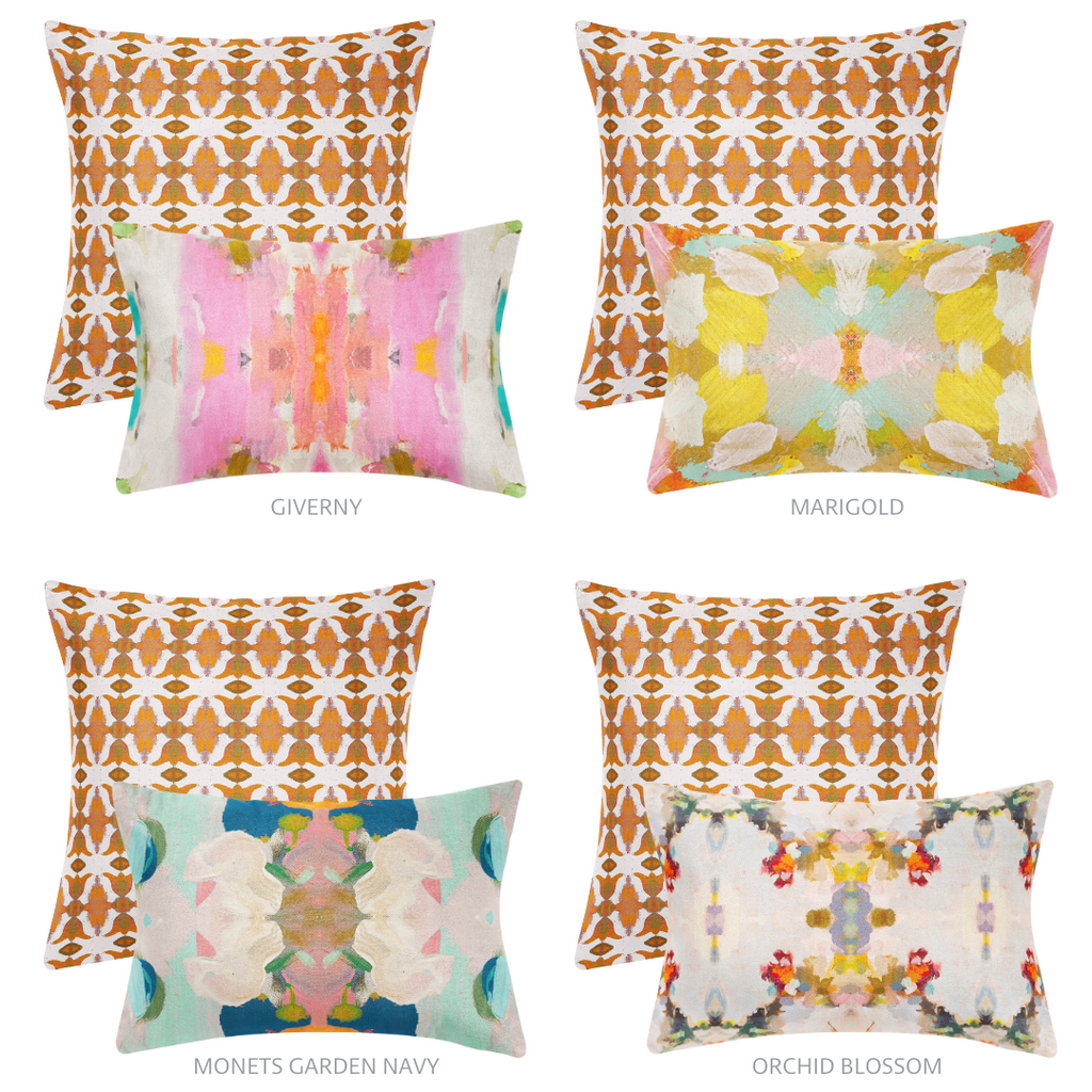 Spice Market Orange Throw Pillow complements a variety of patterns and colors