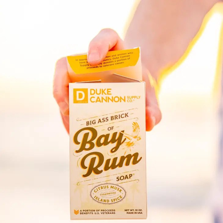 Big Ass Brick of Soap - Bay Rum is made is the USA