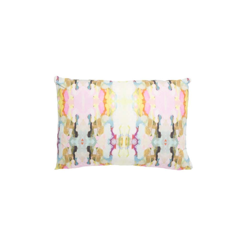 Brooks Avenue Navy Linen Pillow from Laura Park Designs lumbar