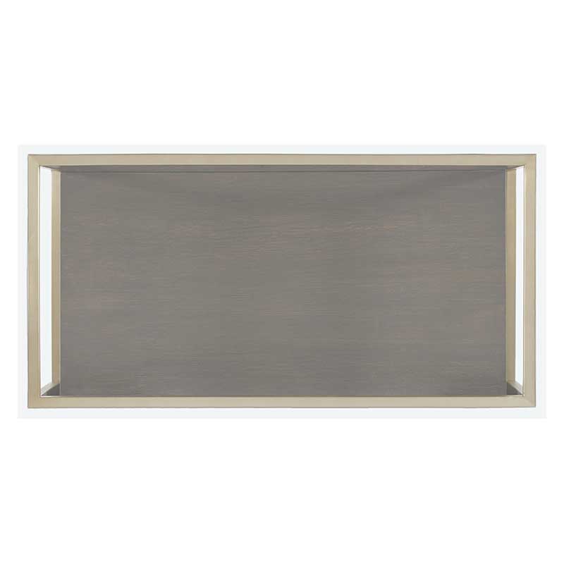 Curata One-Drawer Nightstand has a glass top