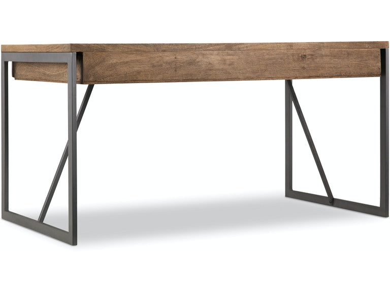 Home Office Writing Desk mango wood back view from Hooker Furniture