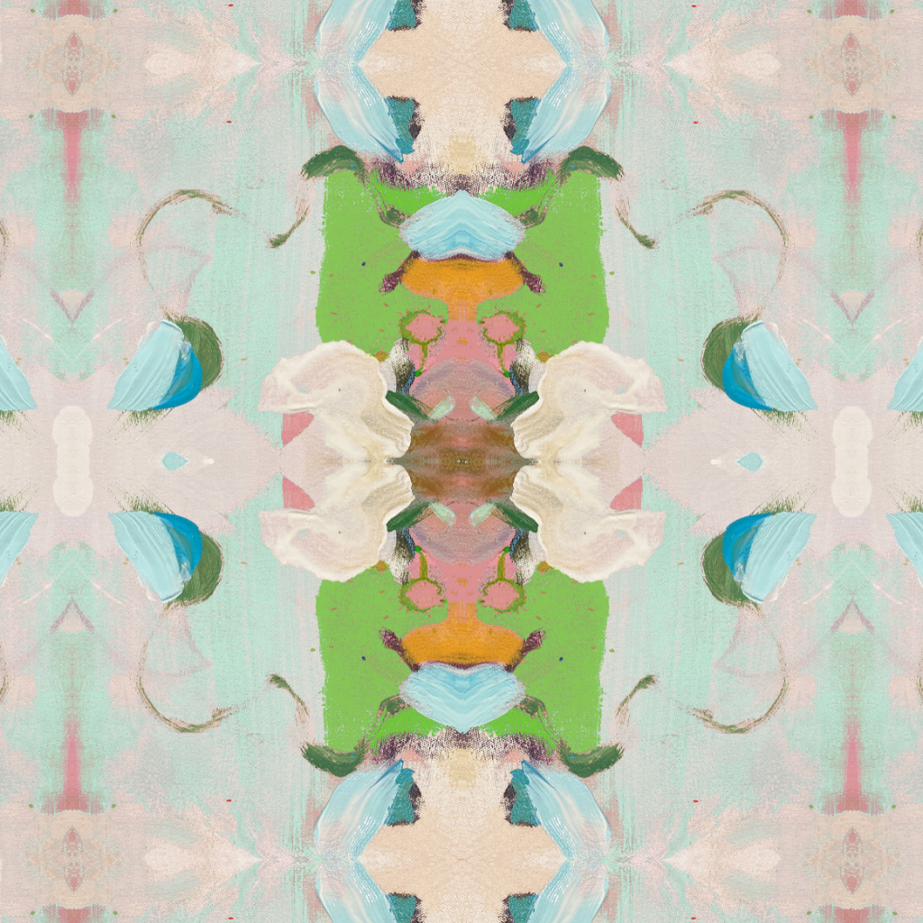 Monet's Garden Green Sham King