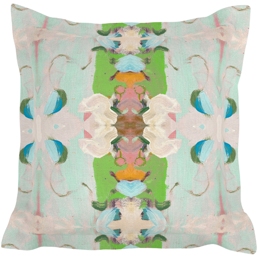 Monet's Garden Green Sham Euro