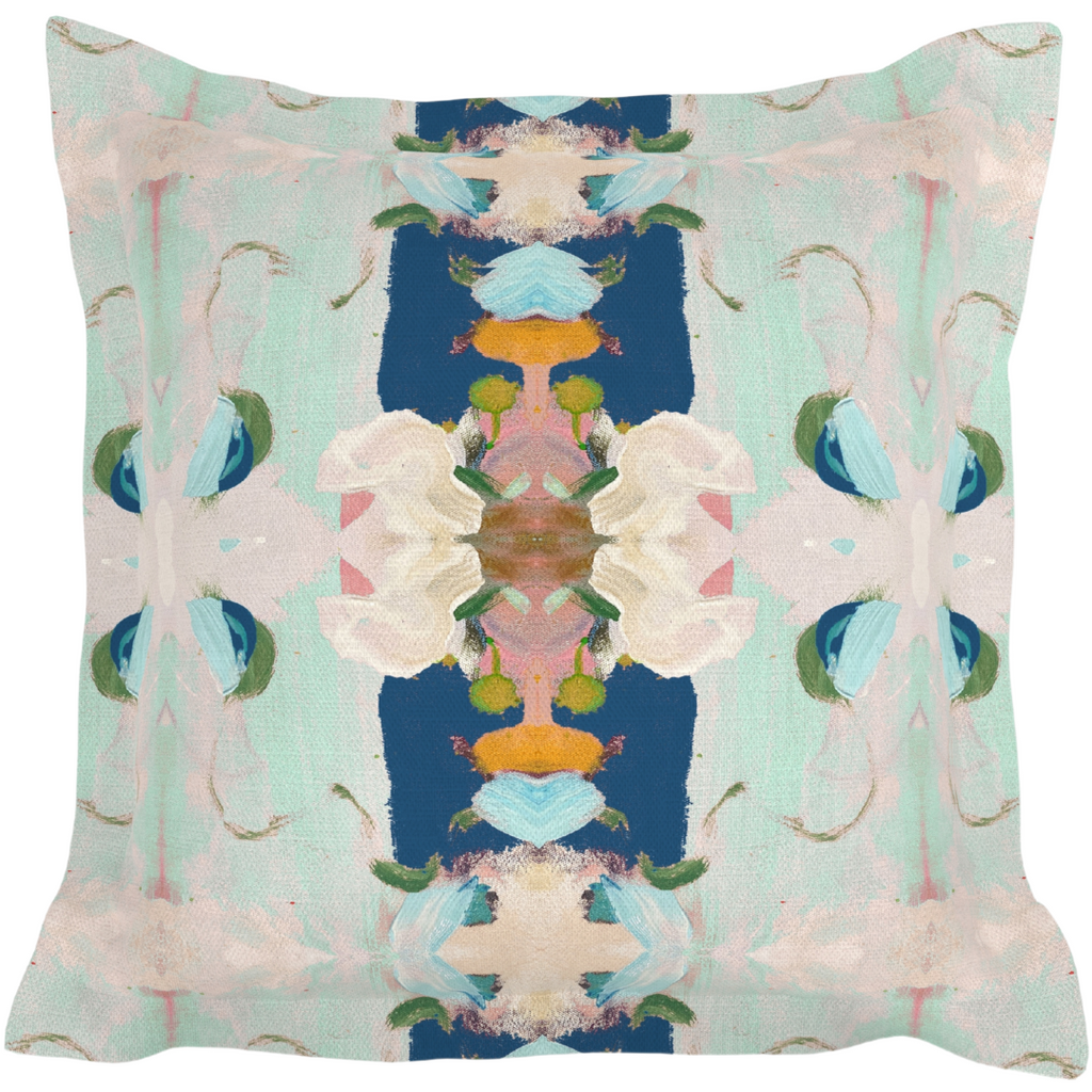 Monet's Garden Navy Sham Euro