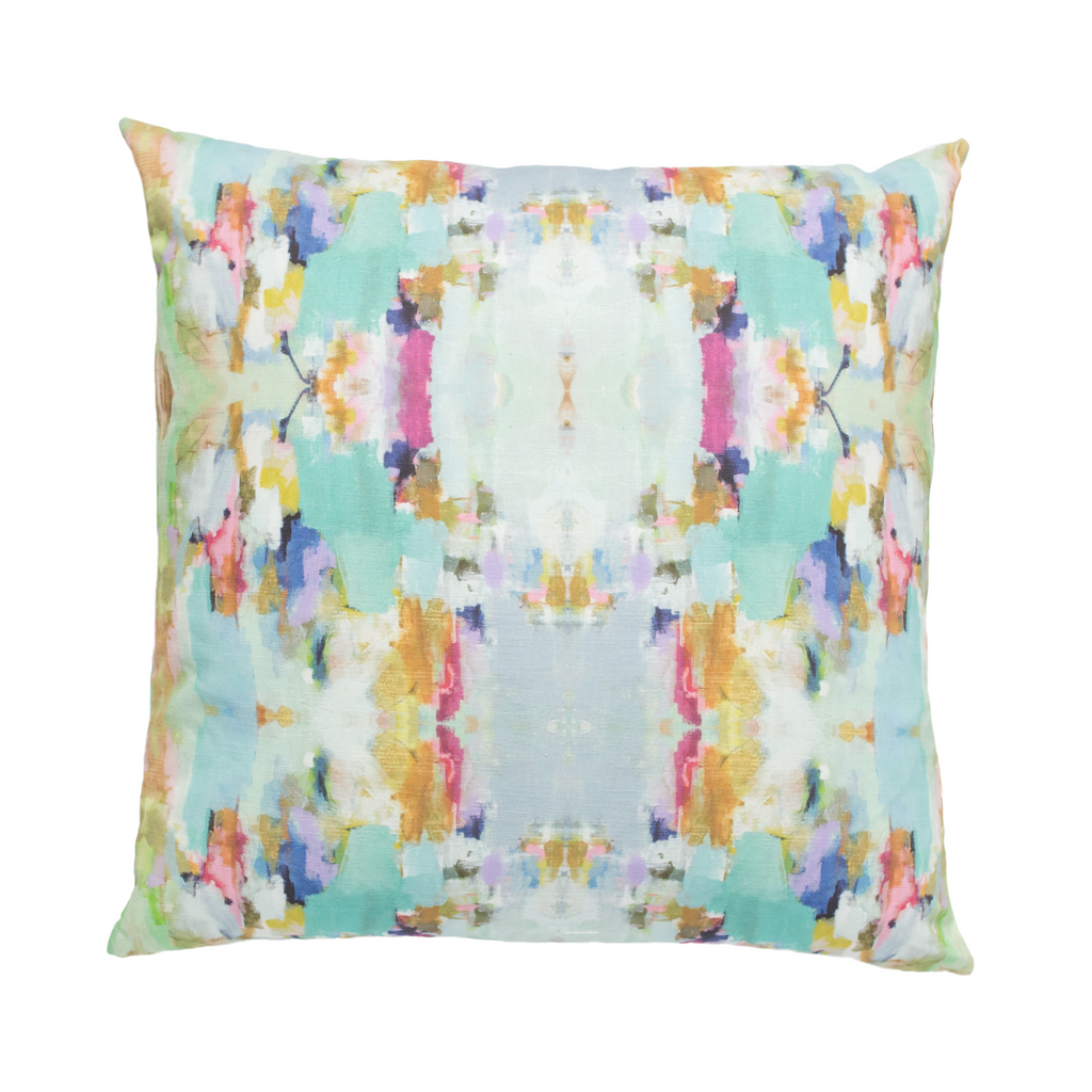 Fiesta Linen Throw Pillow 22" square
