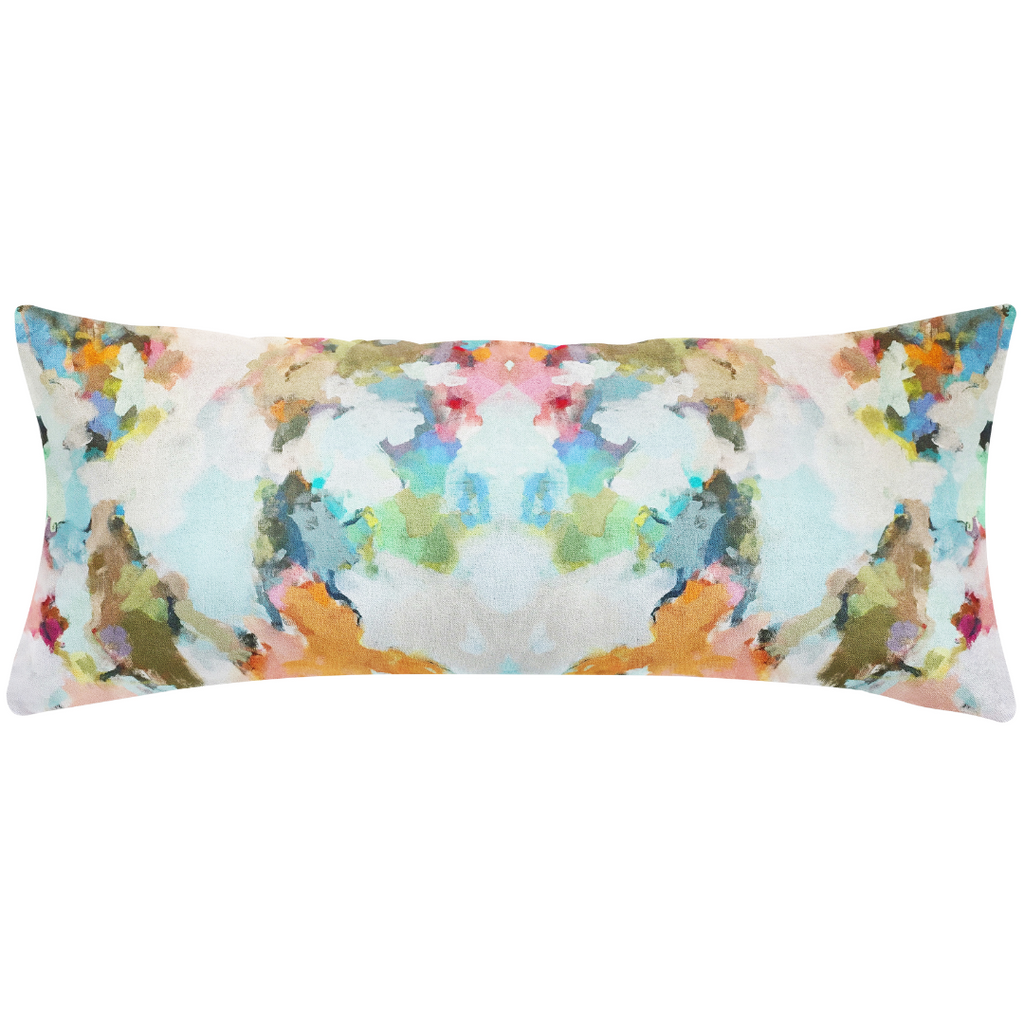 Under the Sea Linen Throw Pillow 14" x 36" bolster