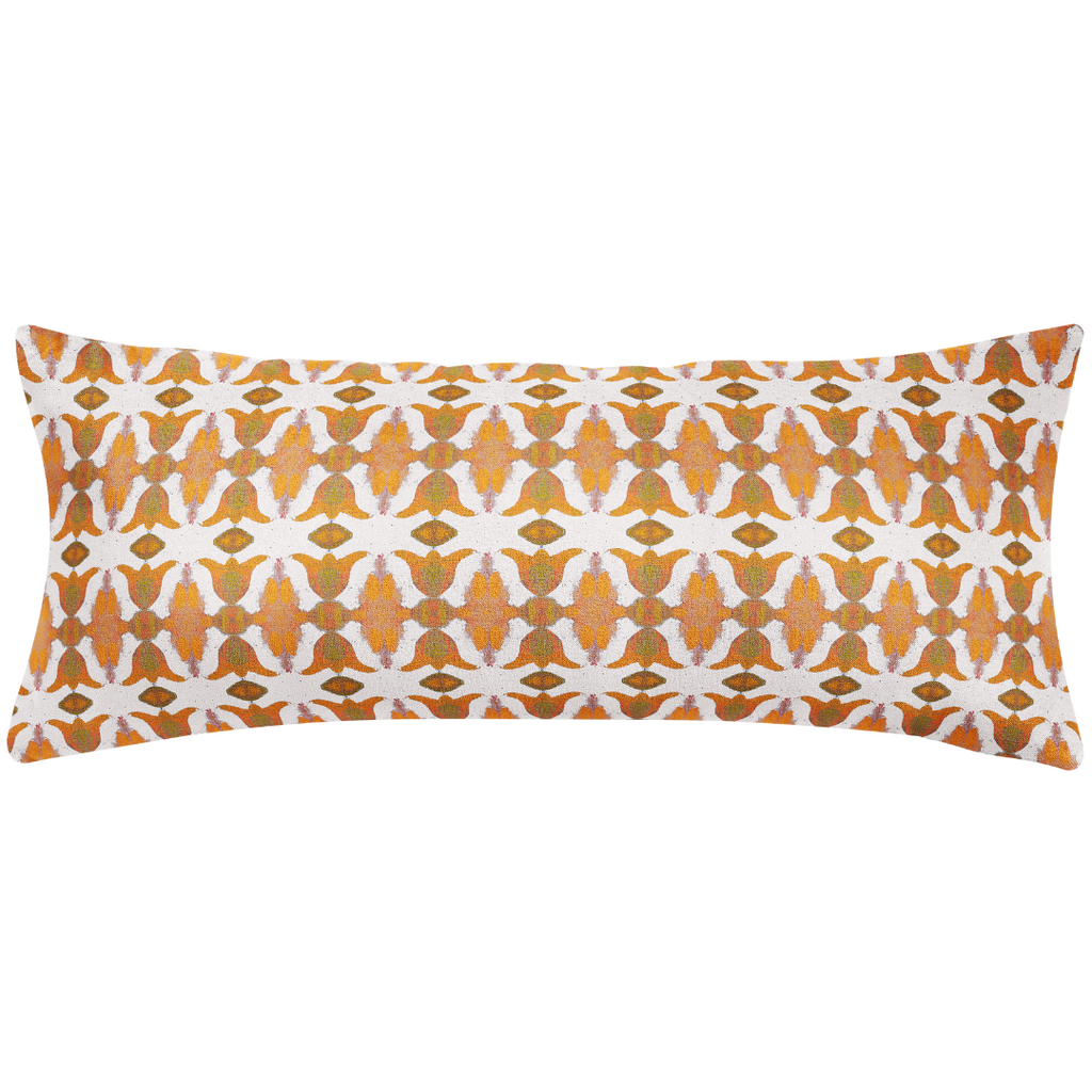 Spice Market Orange Throw Pillow 14" x 36" bolster