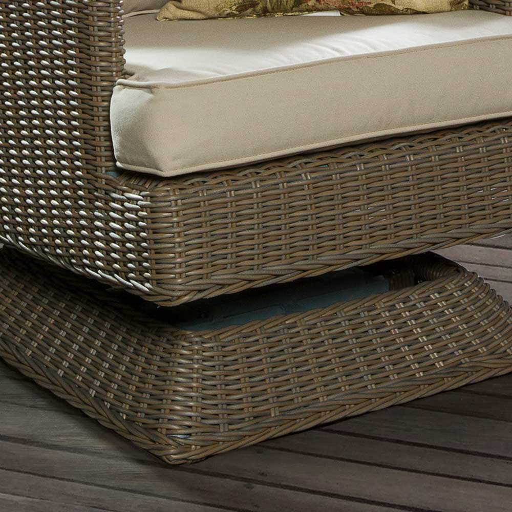 Cayman Islands Outdoor Rocking Swivel Chair Padma's Plantation Base Detail