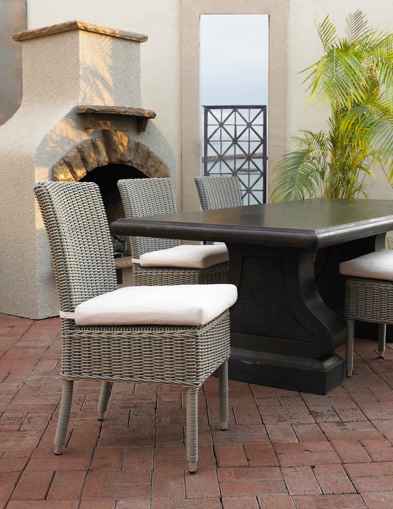 Boca Outdoor Dining Chair Padma's Plantation Lifestyle 1