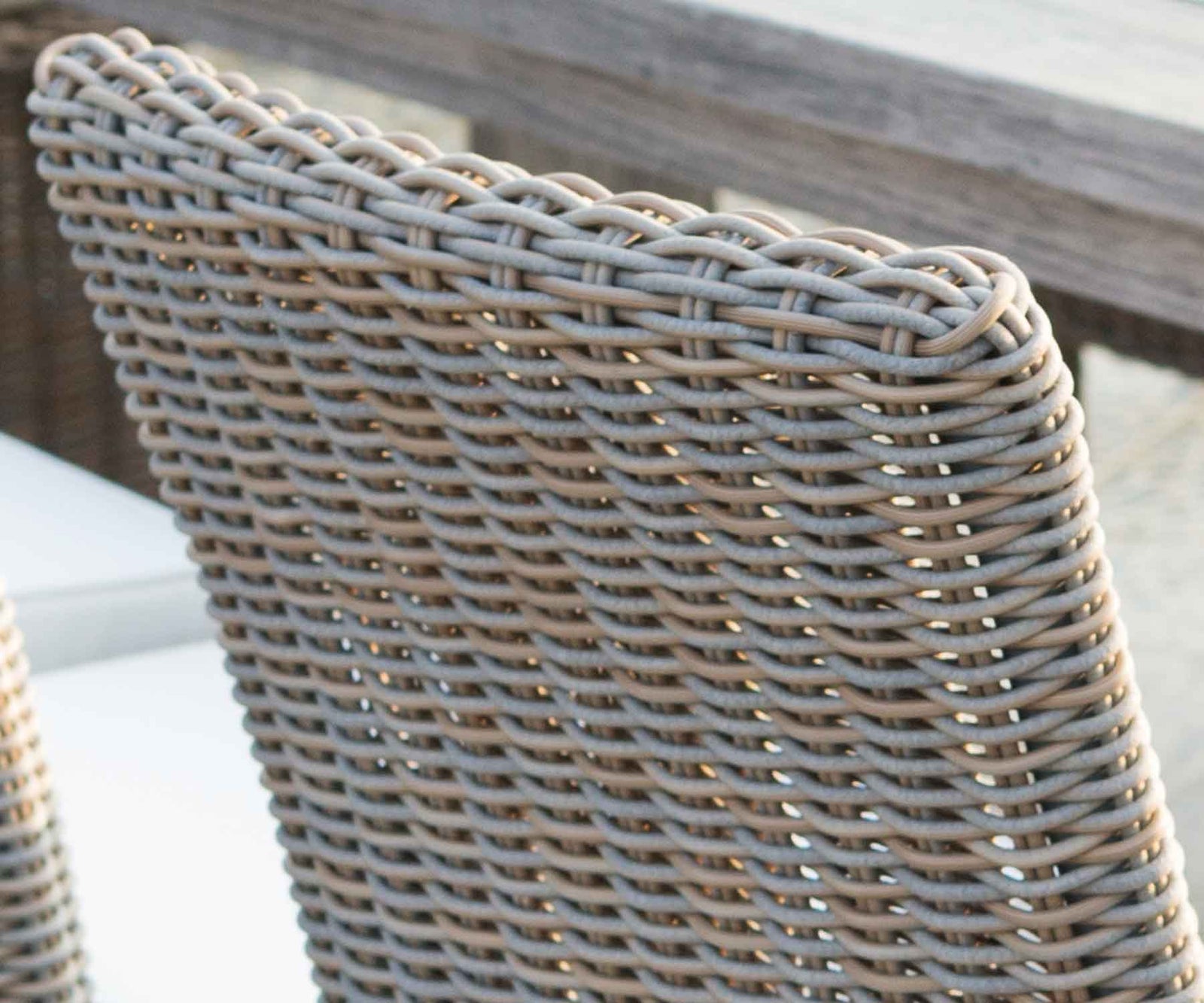 Boca Outdoor Dining Chair Padma's Plantation Chair Back Detail