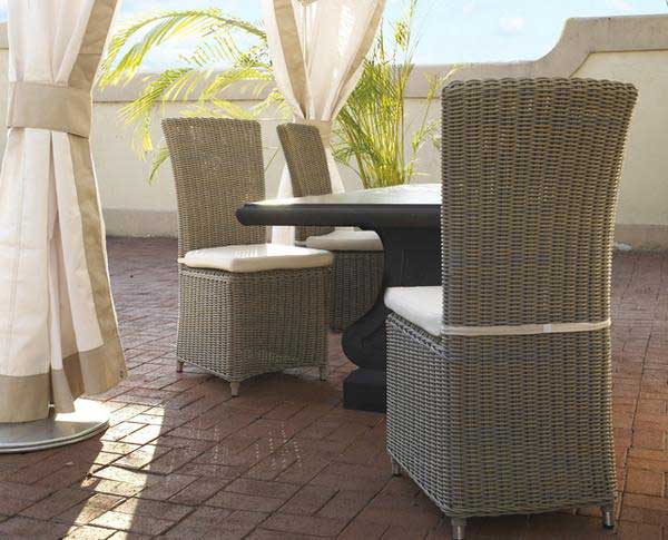 Nico Outdoor Dining Chair Padma's Plantation Lifestyle