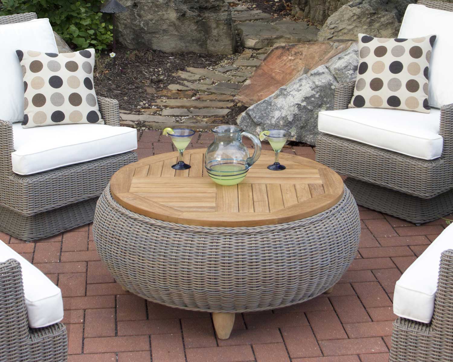 Paradise Ottoman / Coffee Table Padma's Plantation Lifestyle Image 1