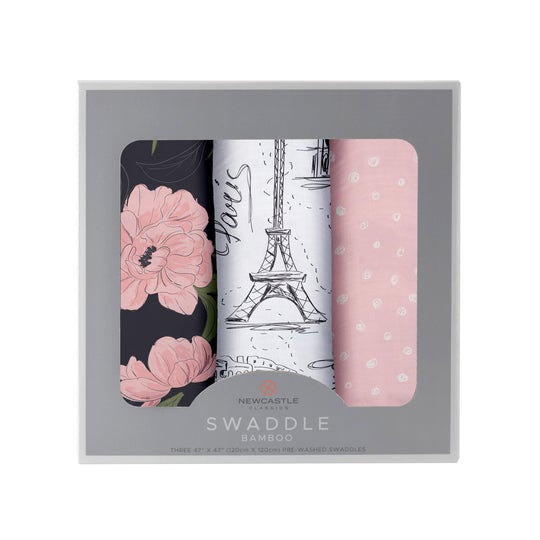 London, Paris, New York Swaddle 3-Pack