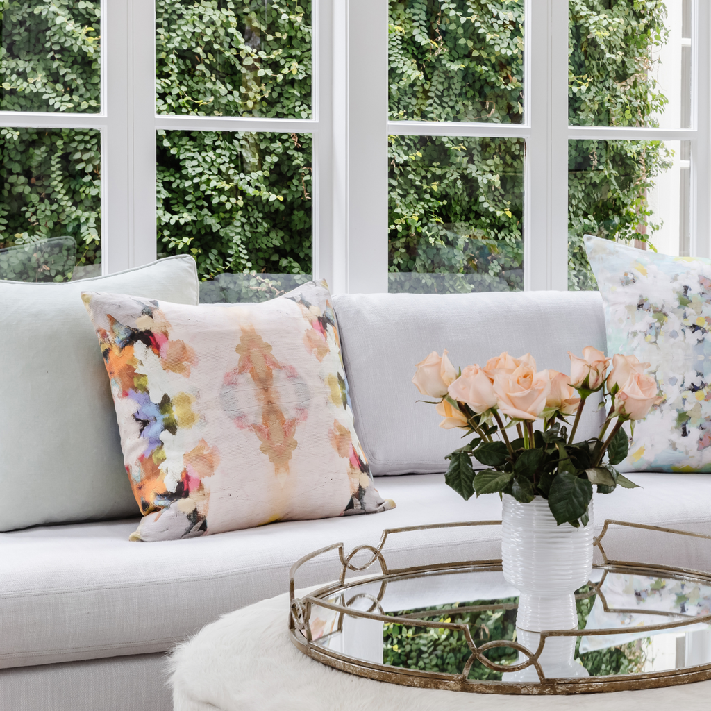 Southern Charm Indoor Throw Pillow sofa display