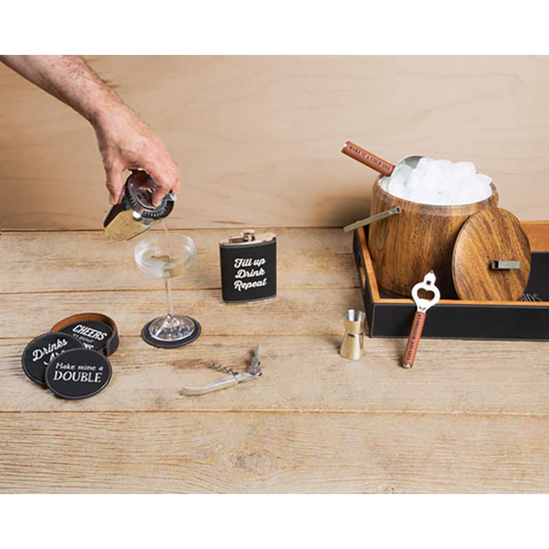 Tops Off Bottle Opener stainless steel opener lifestyle bar setting