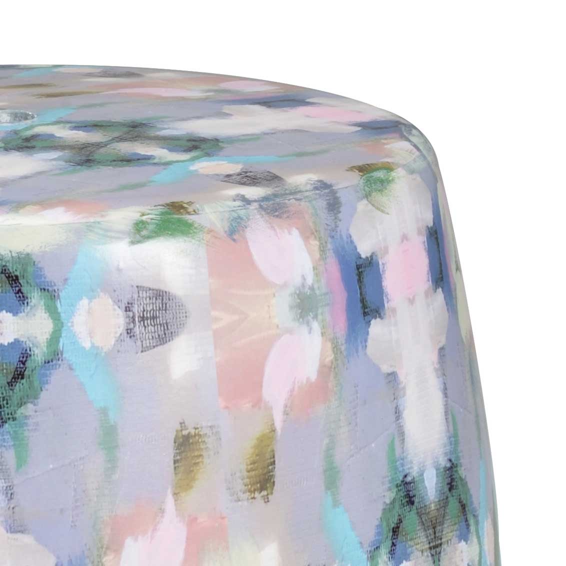 Laura Park Designs Indigo Girl Garden Seat in Green WIldwood Detail Image