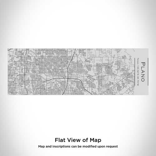 Engraved Insulated Map Cup - Plano, TX
