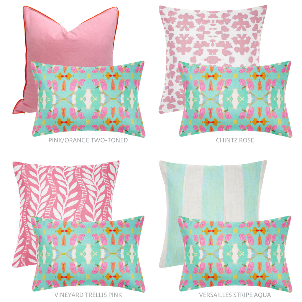 Birds of Paradise Throw Pillow and complementary patterns