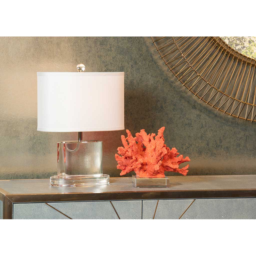 Coral is a stylish decor accessory for home or office