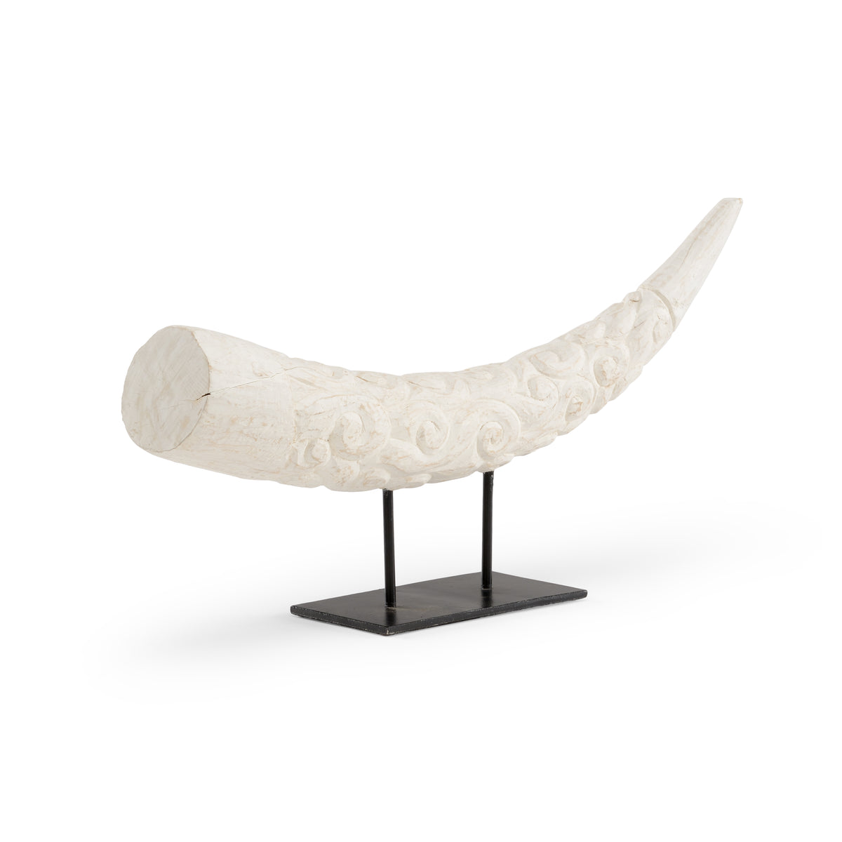 Elephant Tusk is hand-carved Mango wood