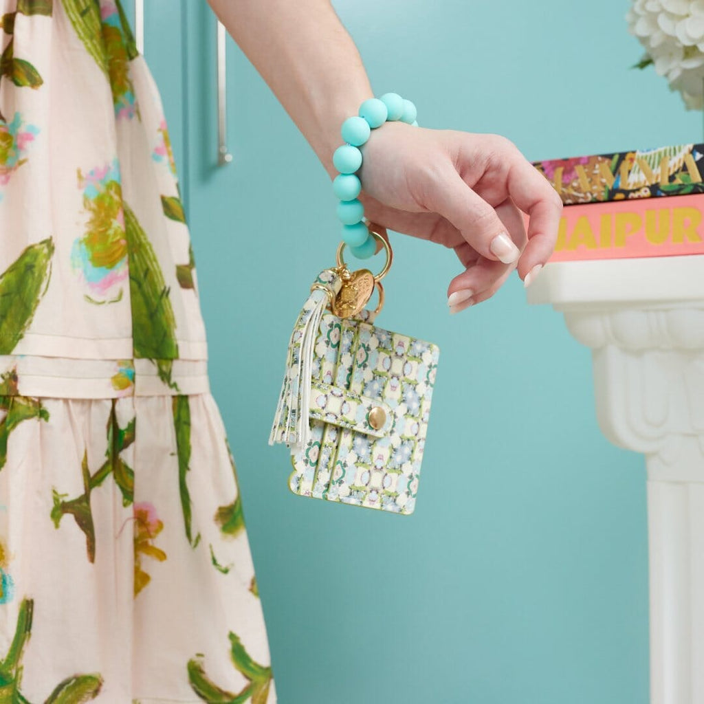 Petunia Keychain Wristlet Wallet for the fashion-forward girl on the go