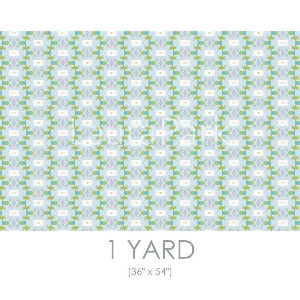 Chloe Blue Fabric by the Yard sample swatch