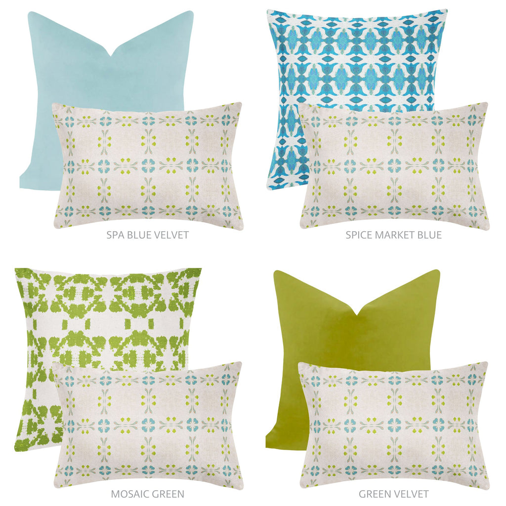 Lisbon Lovin' Throw Pillow and complementing patterns