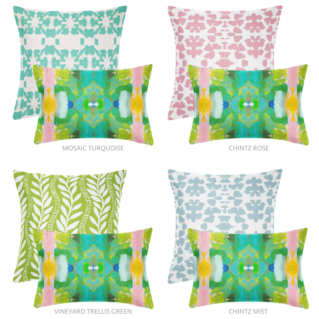 Boca Bay Throw Pillow and complementary patterns