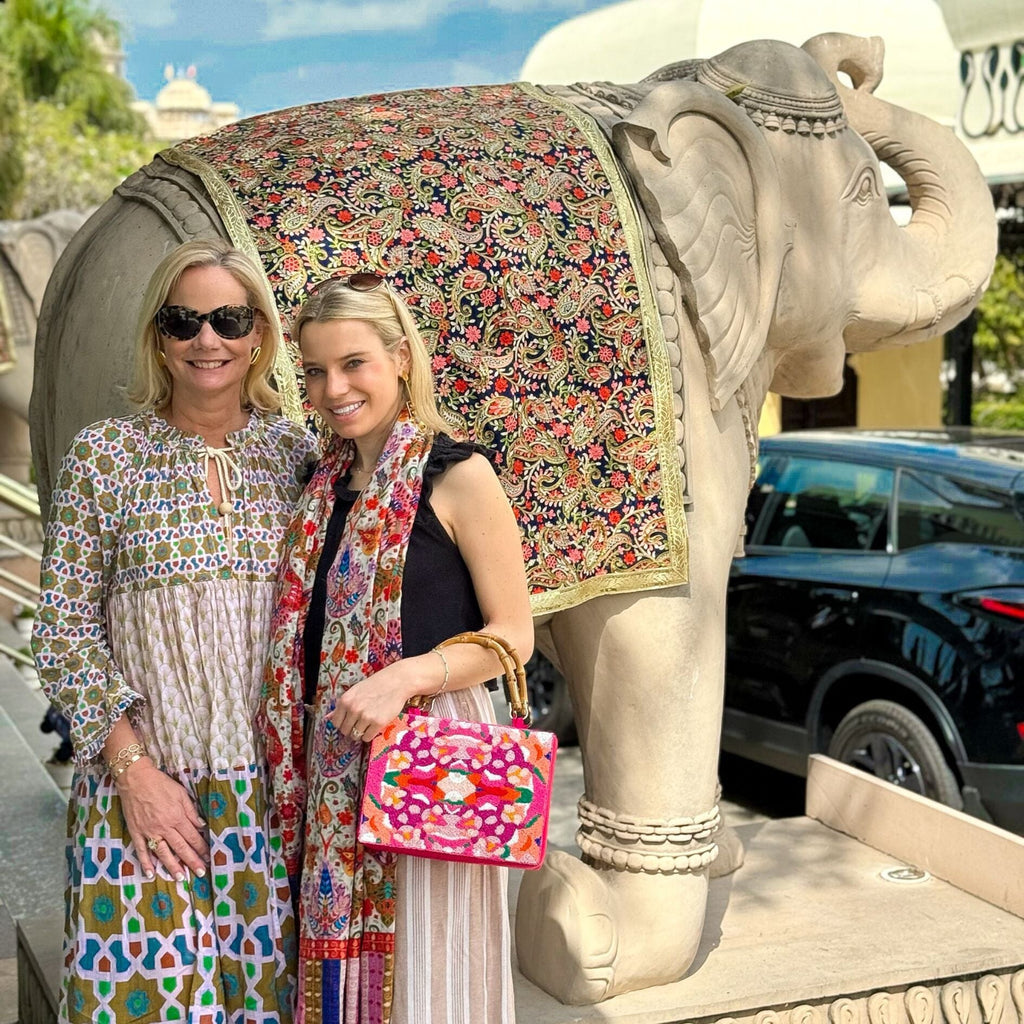 The "Annie" Bag, Rose Hill Cottage, mother and daughter