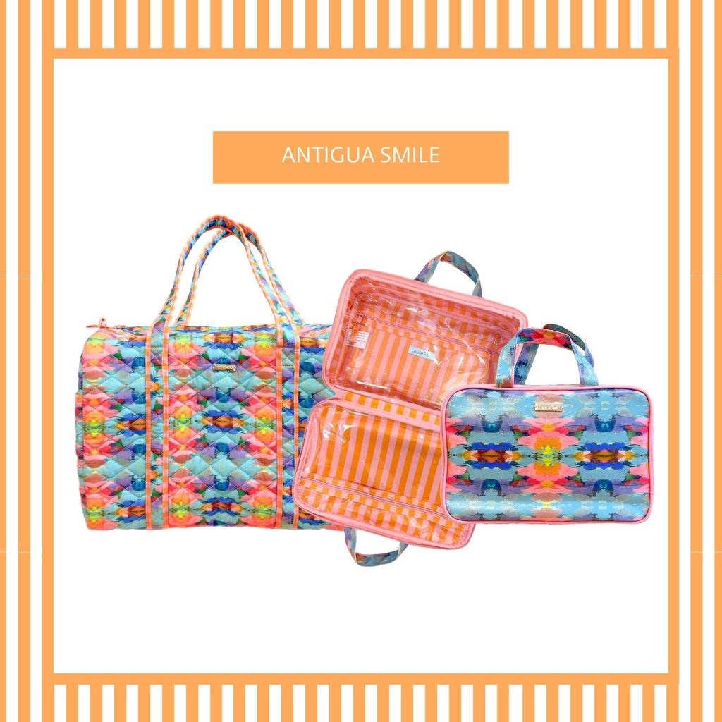 Antigua Smile Travel Duffel Bag and travel case